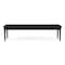 Lesro Lenox Steel 3 Seat Bench, Black/Onyx Seat, Black/Onyx Back, 67 W 21 L 18.5 H LS3001 - alternate 1